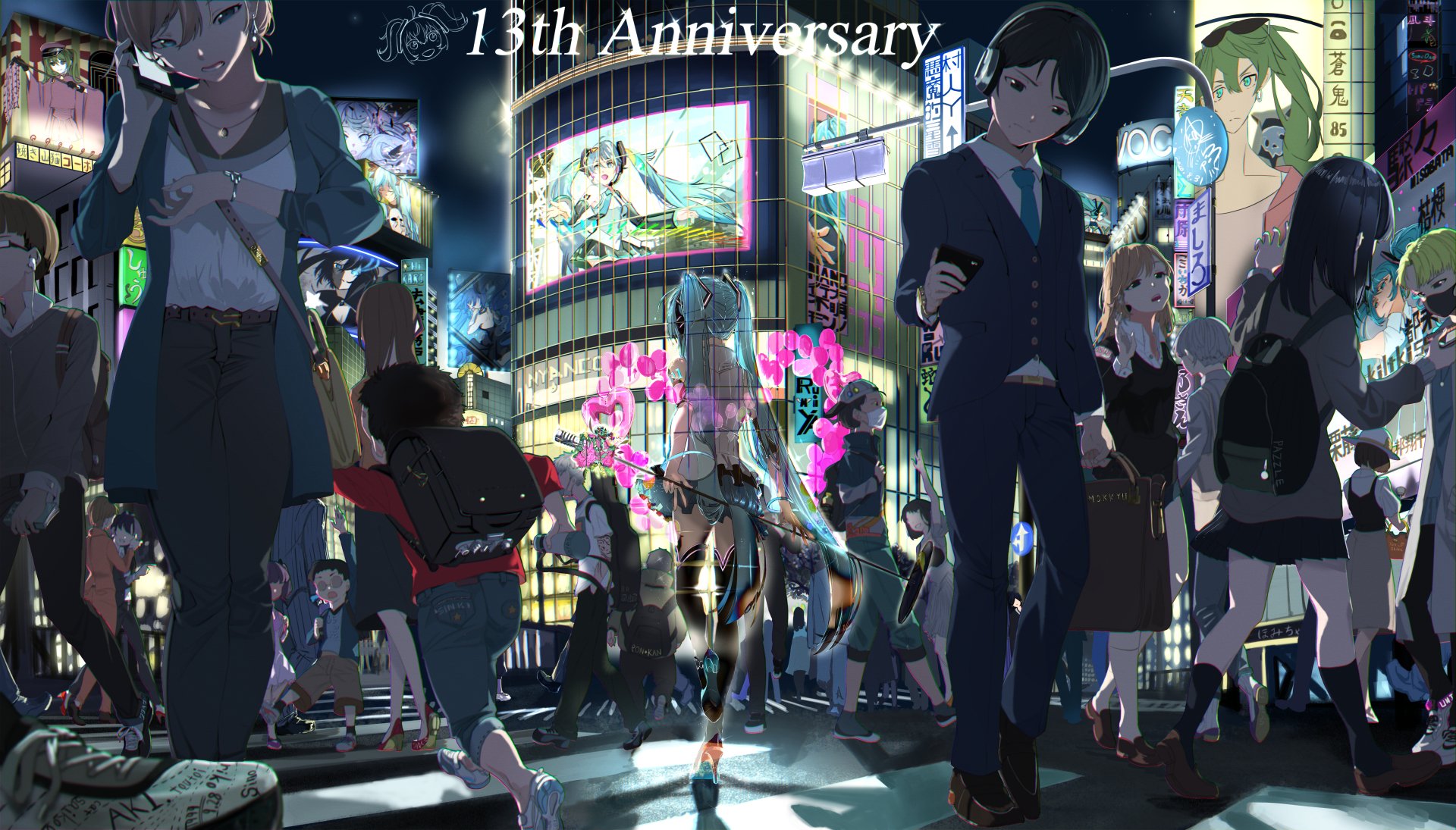 Download Hatsune Miku Anime Vocaloid 8k Ultra HD Wallpaper by メラー