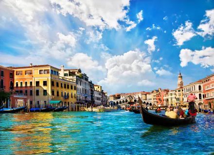 gondola city man made Venice HD Desktop Wallpaper | Background Image