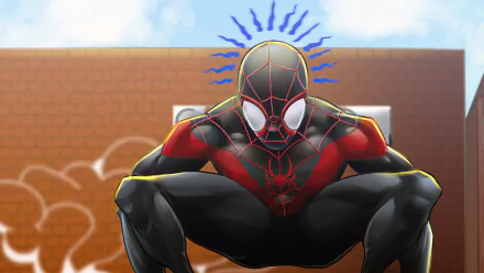 Miles Morales spider man movie Spider-Man: Into The Spider-Verse HD Desktop Wallpaper | Background Image