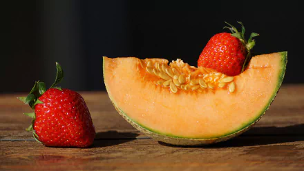 strawberry berry food melon HD Desktop Wallpaper | Background Image