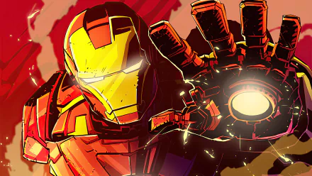 Comic Iron Man HD Desktop Wallpaper | Background Image