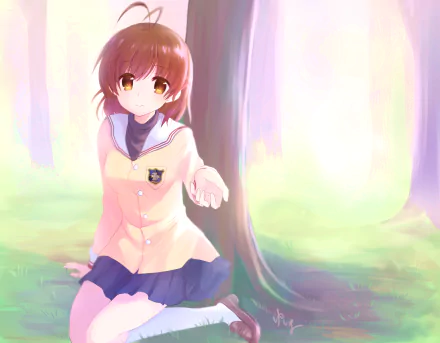 Nagisa Furukawa Anime Clannad HD Desktop Wallpaper | Background Image