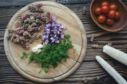  Pasta fusilli prepared for cooking by Jakub Kapusnak