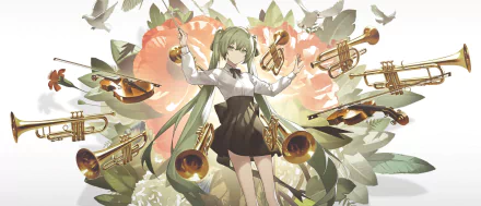 Hatsune Miku Anime Vocaloid HD Desktop Wallpaper | Background Image