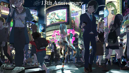 Hatsune Miku Anime Vocaloid HD Desktop Wallpaper | Background Image