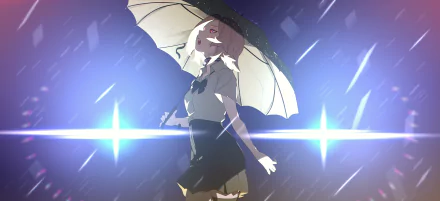 umbrella Anime Original HD Desktop Wallpaper | Background Image