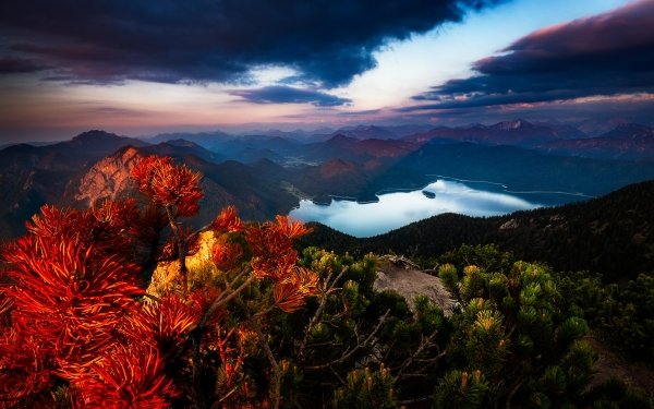 Earth Landscape Germany Bavaria Alps Cloud HD Wallpaper | Background Image