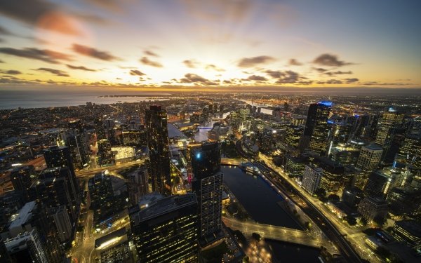 Man Made Melbourne Cities Australia HD Wallpaper | Background Image