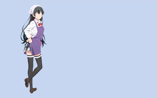 My Teen Romantic Comedy SNAFU minimalist Yukino Yukinoshita Anime minimalist anime HD Desktop Wallpaper | Background Image