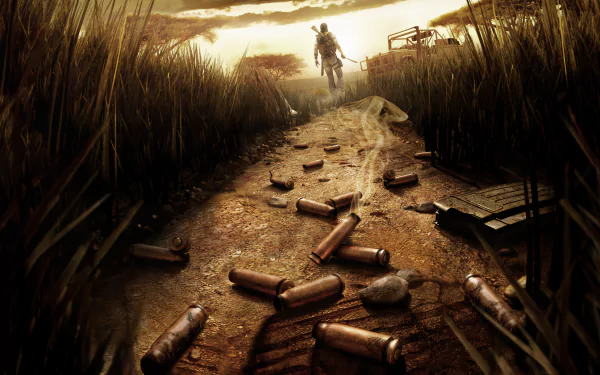  Bullet Shells Lying in The Ground......