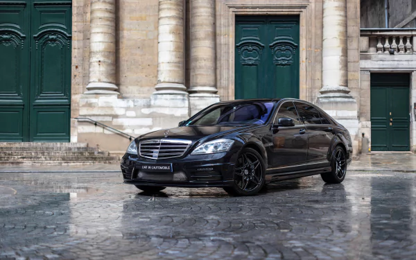 black car car Mercedes-Benz vehicle Mercedes-Benz S-Class HD Desktop Wallpaper | Background Image