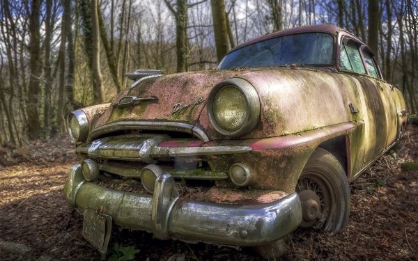 Vehicles Wreck Car Abandoned HD Wallpaper | Background Image