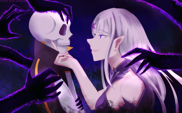 Satella (Re:Zero) Subaru Natsuki Anime Re:Zero - Starting Life in Another World HD Desktop Wallpaper | Background Image