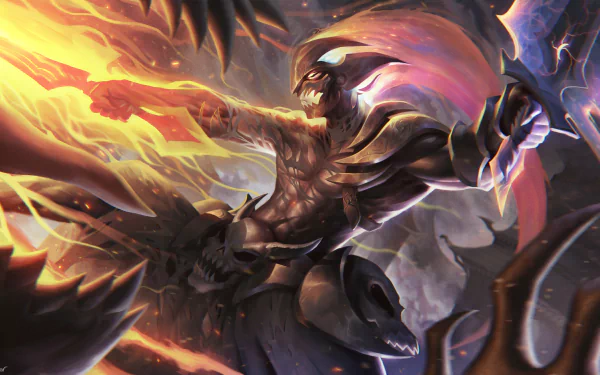  Akana Flame Yone Fanart by Noah Thatcher