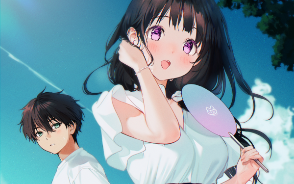 Anime Hyouka Eru Chitanda Hōtarō Oreki HD Wallpaper | Background Image