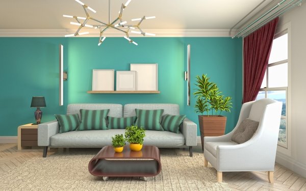 Man Made Room Sofa Living Room Furniture HD Wallpaper | Background Image