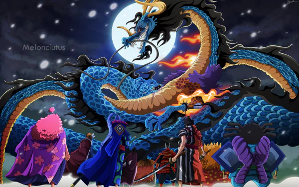 Kawamatsu (One Piece) Nekomamushi (One Piece) Inuarashi (One Piece) Ashura Doji Raizo (One Piece) Kikunojo (One Piece) Denjiro (One Piece) Kin'emon (One Piece) Kaido (One Piece) Anime One Piece HD Desktop Wallpaper | Background Image