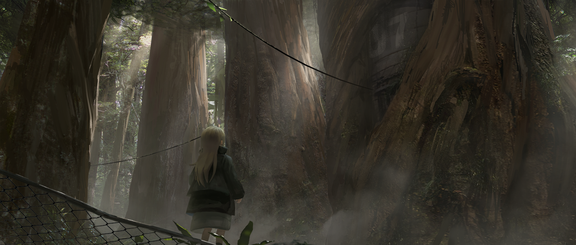 Download Anime Forest Anime Forest HD Wallpaper by .izna