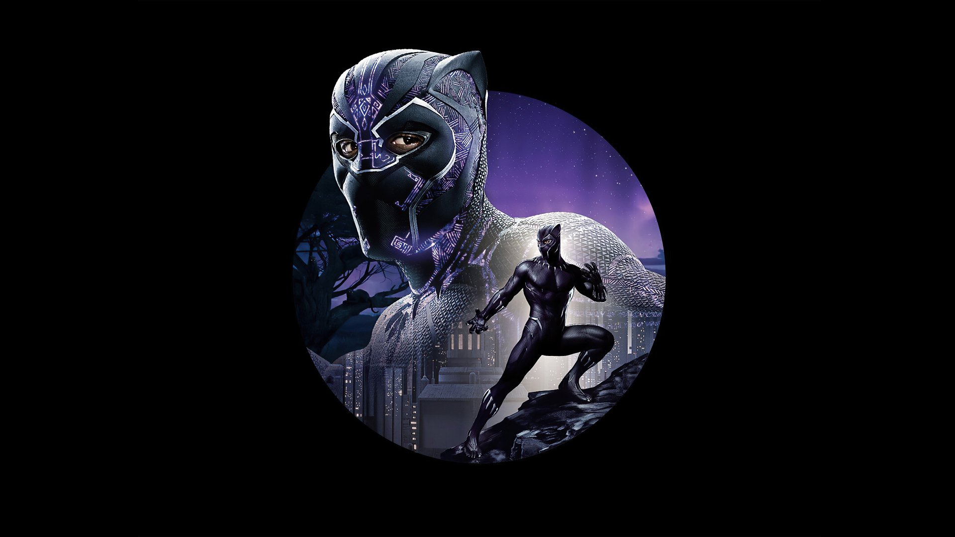 Download Chadwick Boseman T'Challa Black Panther (Marvel Comics) Black Panther (Movie) Movie 4k Ultra HD Wallpaper