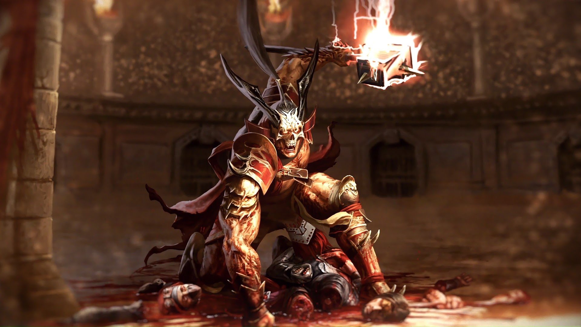 Download Warrior Shao Kahn Video Game Mortal Kombat 11 HD Wallpaper