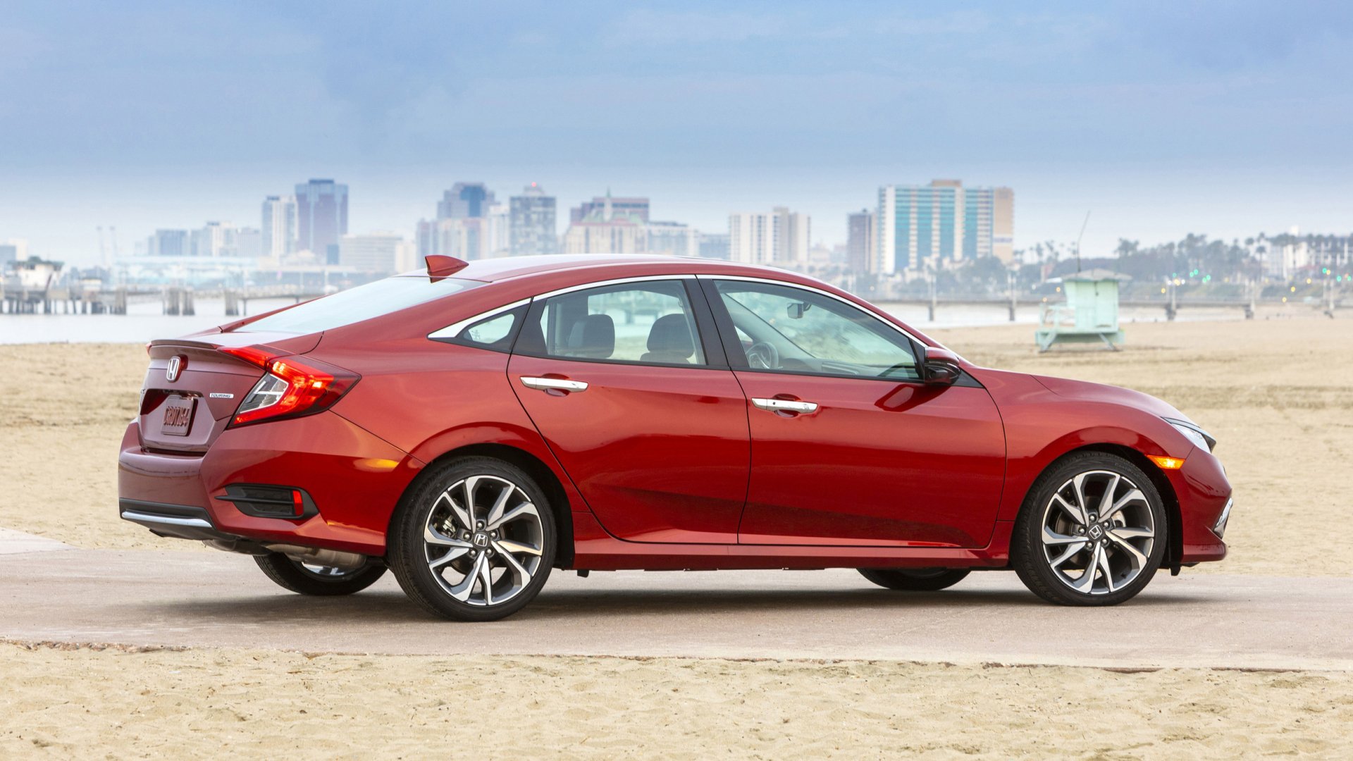 Download Compact Car Car Honda Vehicle Honda Civic HD Wallpaper