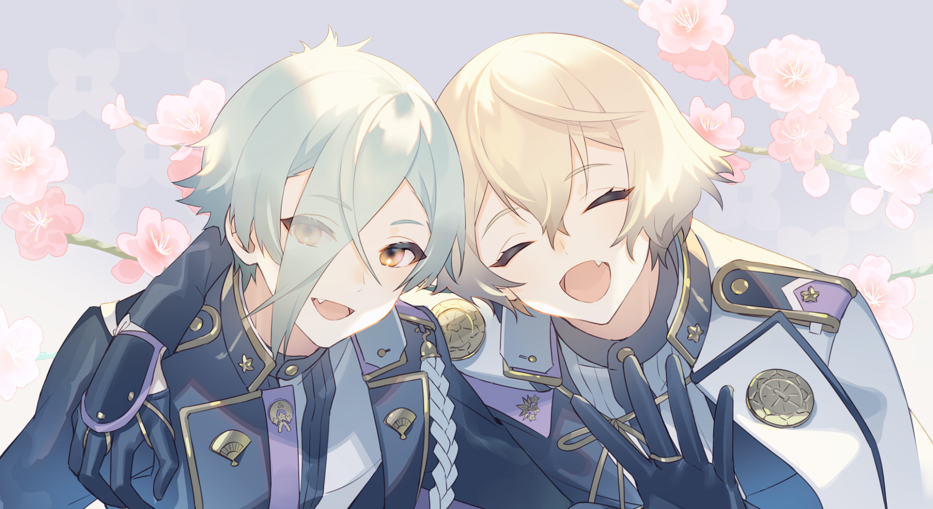 Download Genderbend Hizamaru (Touken Ranbu) Higekiri (Touken Ranbu) Anime Touken Ranbu HD Wallpaper by やみや