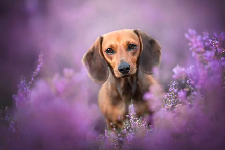 heather dog Animal dachshund HD Desktop Wallpaper | Background Image