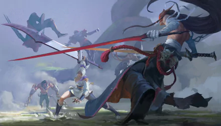 Sylas (League Of Legends) Riven (League Of Legends) Yone (League of Legends) Zed (League Of Legends) video game League Of Legends HD Desktop Wallpaper | Background Image