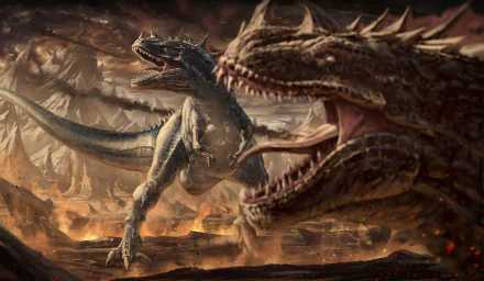  The fall of Dinosaurs by Adrien Gonzalez