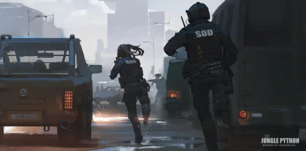 Anime police HD Desktop Wallpaper | Background Image