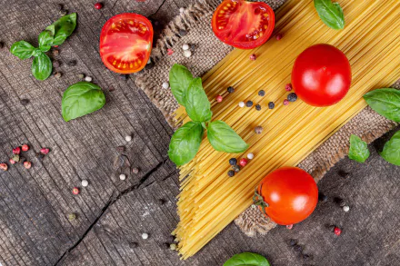 spaghetti still life tomato food pasta HD Desktop Wallpaper | Background Image