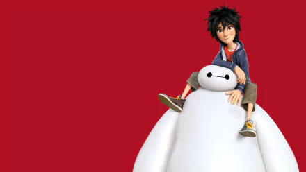Baymax Hiro Hamada movie Big Hero 6 HD Desktop Wallpaper | Background Image