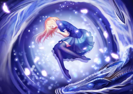 Anime girl anime girl HD Desktop Wallpaper | Background Image