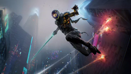 video game Ghostrunner HD Desktop Wallpaper | Background Image