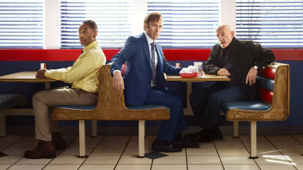 Giancarlo Esposito Gustavo Fring Jonathan Banks Mike Ehrmantraut Bob Odenkirk Jimmy McGill Saul Goodman TV Show Better Call Saul HD Desktop Wallpaper | Background Image