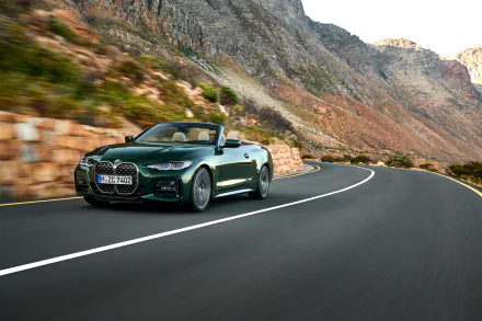 cabriolet green car car BMW vehicle BMW 4 Series HD Desktop Wallpaper | Background Image