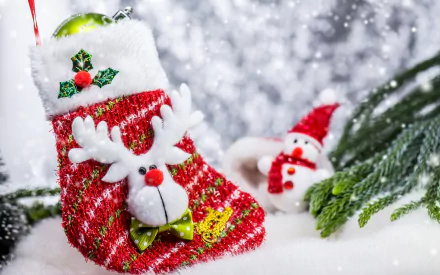 decoration socks holiday Christmas HD Desktop Wallpaper | Background Image