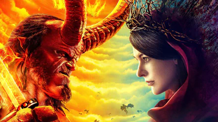 David Harbour Hellboy movie Hellboy (2019) HD Desktop Wallpaper | Background Image