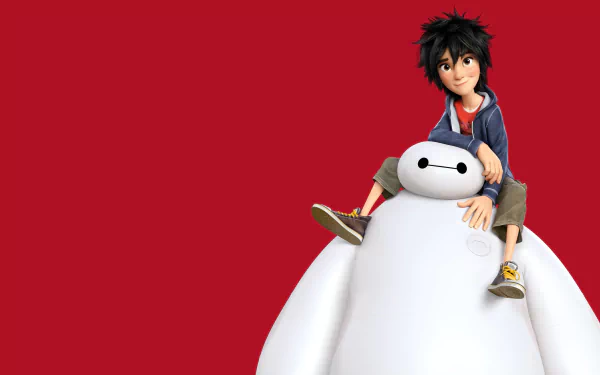 Baymax Hiro Hamada movie Big Hero 6 HD Desktop Wallpaper | Background Image