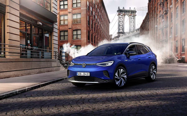 electric car SUV car Volkswagen vehicle Volkswagen ID.4 HD Desktop Wallpaper | Background Image