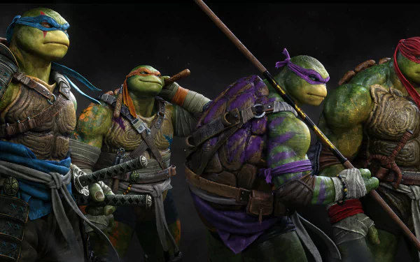 Raphael (TMNT) Michelangelo (TMNT) Leonardo (TMNT) Donatello (TMNT) Comic Teenage Mutant Ninja Turtles HD Desktop Wallpaper | Background Image