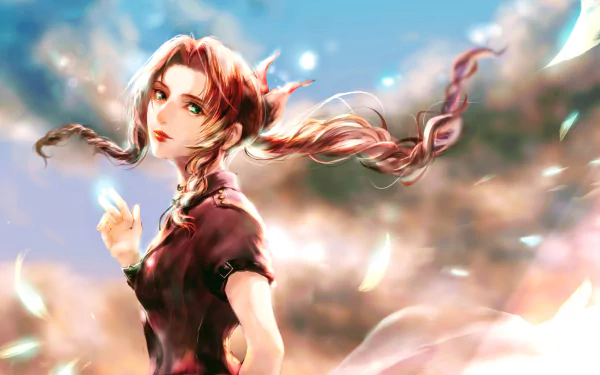Aerith Gainsborough video game Final Fantasy VII Remake HD Desktop Wallpaper | Background Image