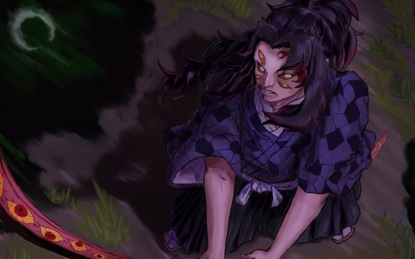 Anime Demon Slayer: Kimetsu no Yaiba Kokushibo Fondo de pantalla HD | Fondo de Escritorio
