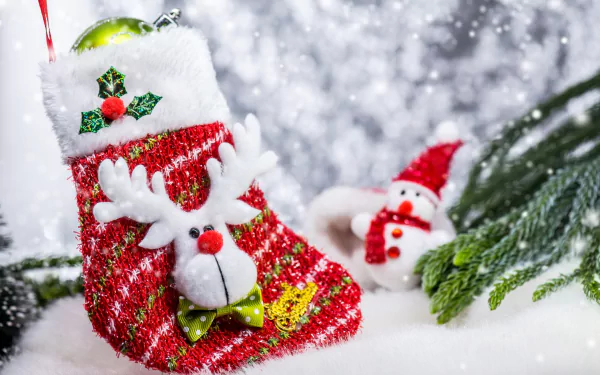 decoration socks holiday Christmas HD Desktop Wallpaper | Background Image