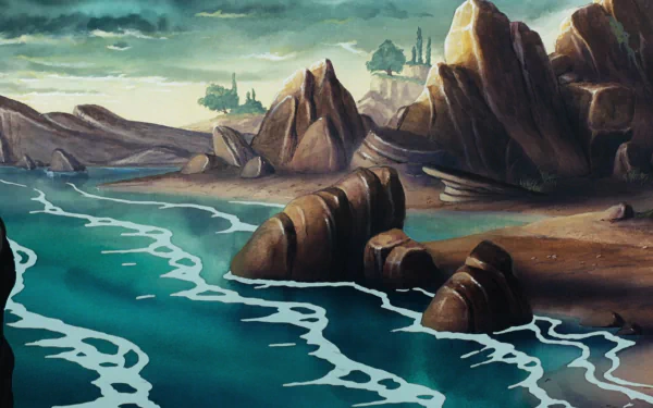 sea The Little Mermaid shore movie The Little Mermaid (1989) HD Desktop Wallpaper | Background Image