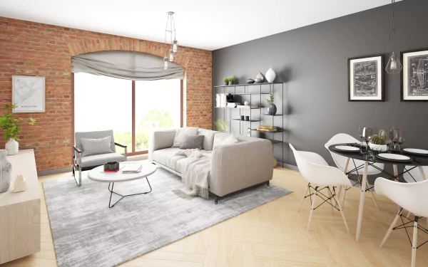 style living room interior man made room HD Desktop Wallpaper | Background Image