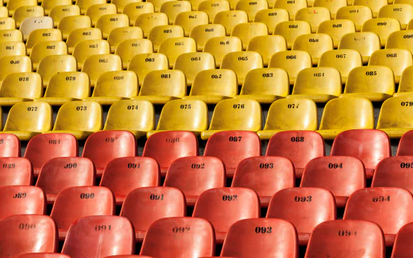 Seat stadium photography colors HD Desktop Wallpaper | Background Image