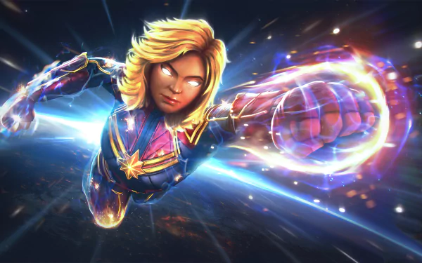 Carol Danvers Captain Marvel video game MARVEL Contest of Champions HD Desktop Wallpaper | Background Image