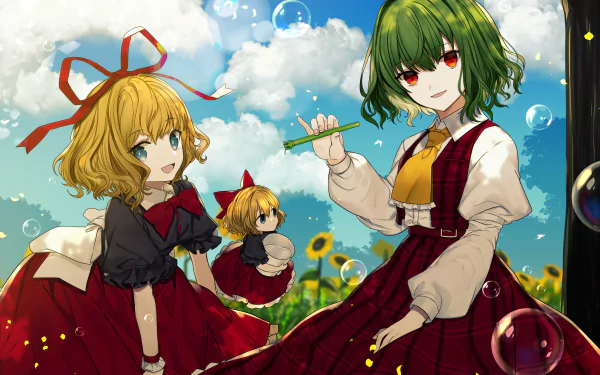 Medicine Melancholy Yuuka Kazami Anime Touhou HD Desktop Wallpaper | Background Image