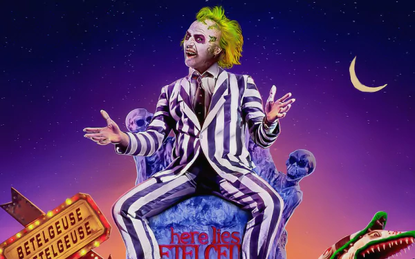 Michael Keaton movie Beetlejuice HD Desktop Wallpaper | Background Image